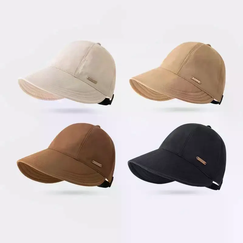 Women's Wide-Brimmed Sun Hat Quick-Drying Waterproof Can Be Worn Over A Face Mask Or Under A Helmet