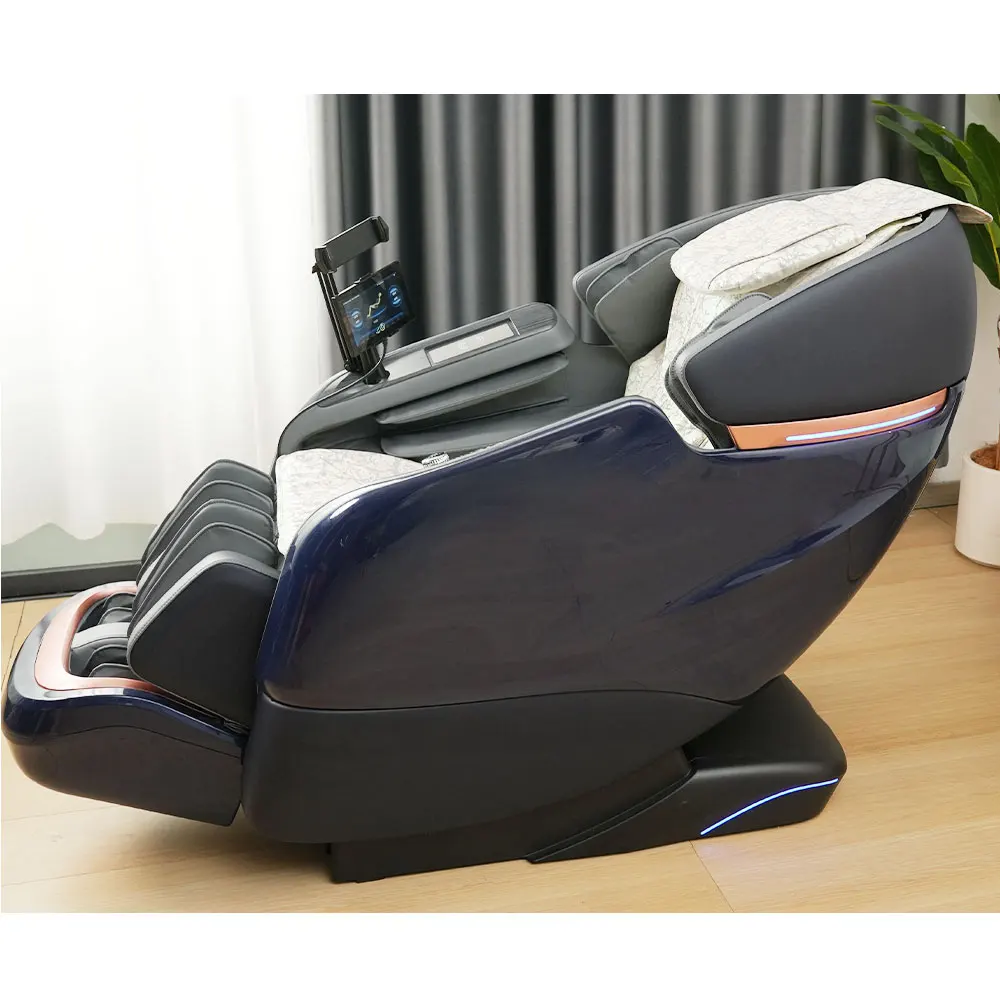 4D Zero Gravity Luxury Smart Sofa Air Pressure Shiatsu Heating 3d Neck Head Foot Full Body Massage Chair From OEM ODM Factory