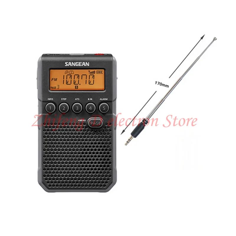 SANGEAN DT-800C Портативный полнодиапазонный радиоприемник AM/FM Перезаряжаемый карманный радиоприемник FM