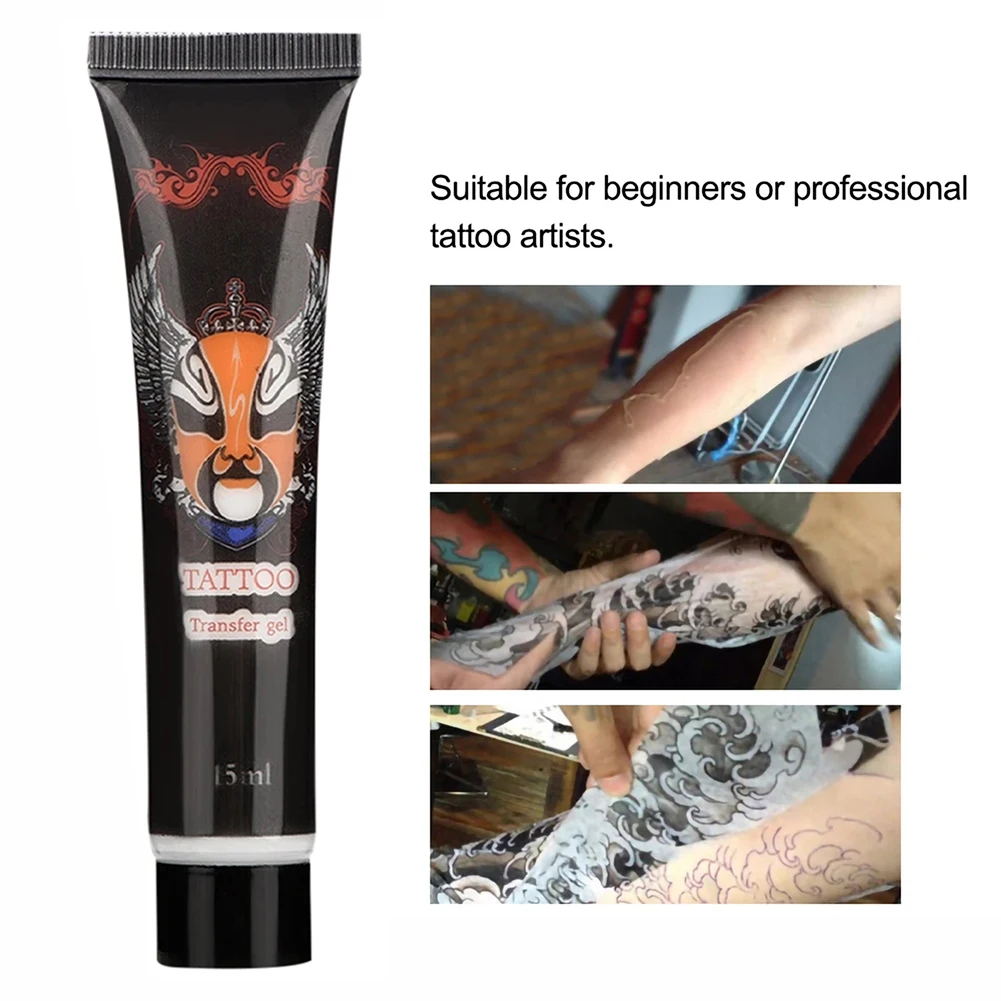 Professionele tattoo stencil gel sneldrogende langdurige transfergel voor mannen vrouwen