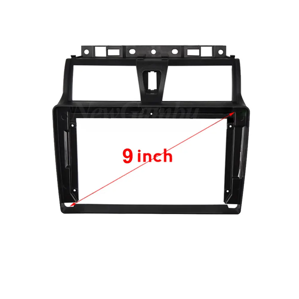 NewGambu 9 pulgadas para GEELY EMGRAND EC7 2014-2016 marco o Cable kit de ajuste de tablero Facia Panel reproductor de Radio pantalla ABS No 2 din