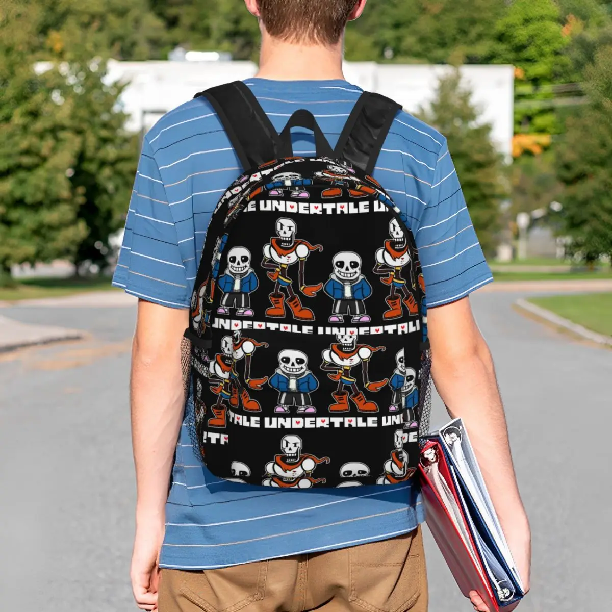 Undertale Gamer Gaming Backpack Student Boys Girls BookBag Men Women School Bag Computer Shoulder Bags