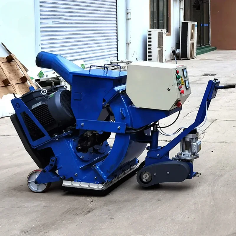 

Concrete Shot Blasting Machine Road Sign Crossing Mobile Shot Blasting Machine Vertical Shotblaster Surface Cleaning Machine