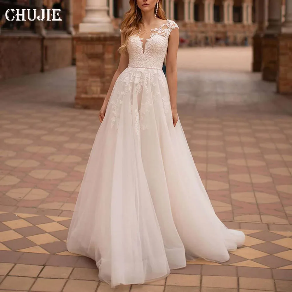 

Lace Appliques Wedding Dresses A Line Pleated Sweetheart Bridal Gowns Classic Customized Bride Dress Vestido de novia Plus Size