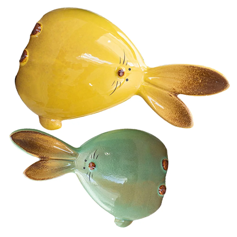 

2Pcs Rabbit Statue Eco-Friendly Material Realistic Detail Desktop Decoration for Curiosity and Learning