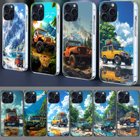 Off Road Vehicle Tourism Scenery Clear Case For Apple iPhone 12 13 Mini 11 14+ 15 Pro Max XR 5 5S SE 2020 X XS 6 6S 7 8 Plus TPU