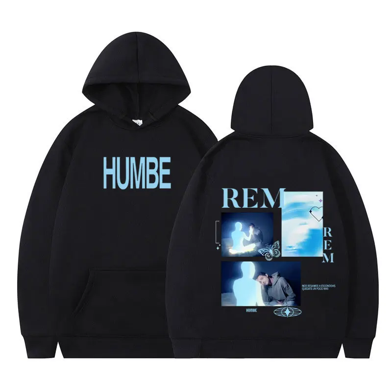 

Худи Singer Humbe Dueno Del Cielo 2026 World Tour, мужские и женские, оверсайз, свободные толстовки с длинными рукавами, модный пуловер в стиле хип-хоп