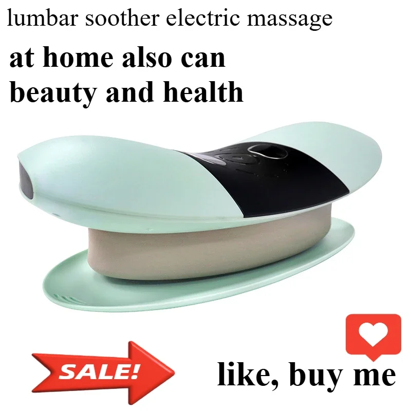 

Lumbar Soother Electric Massage Hot Compress Vibration Massager massage cervicales et cou