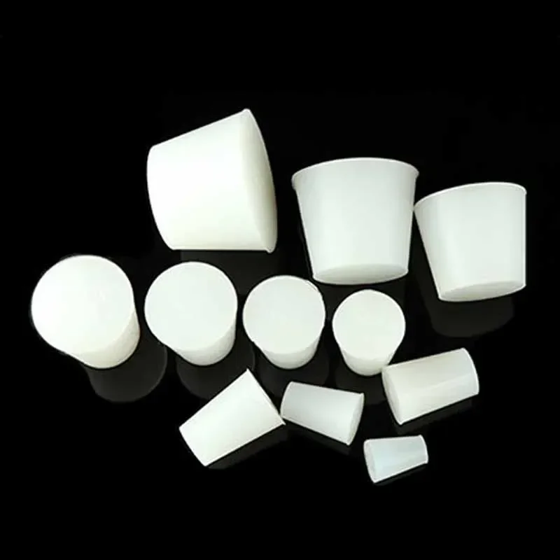 Solid Silicone Stopper Conical Rubber Plugs High Temp Sealing For Electroplating Oxidation Shielding Powder Coating Cover 1Pc