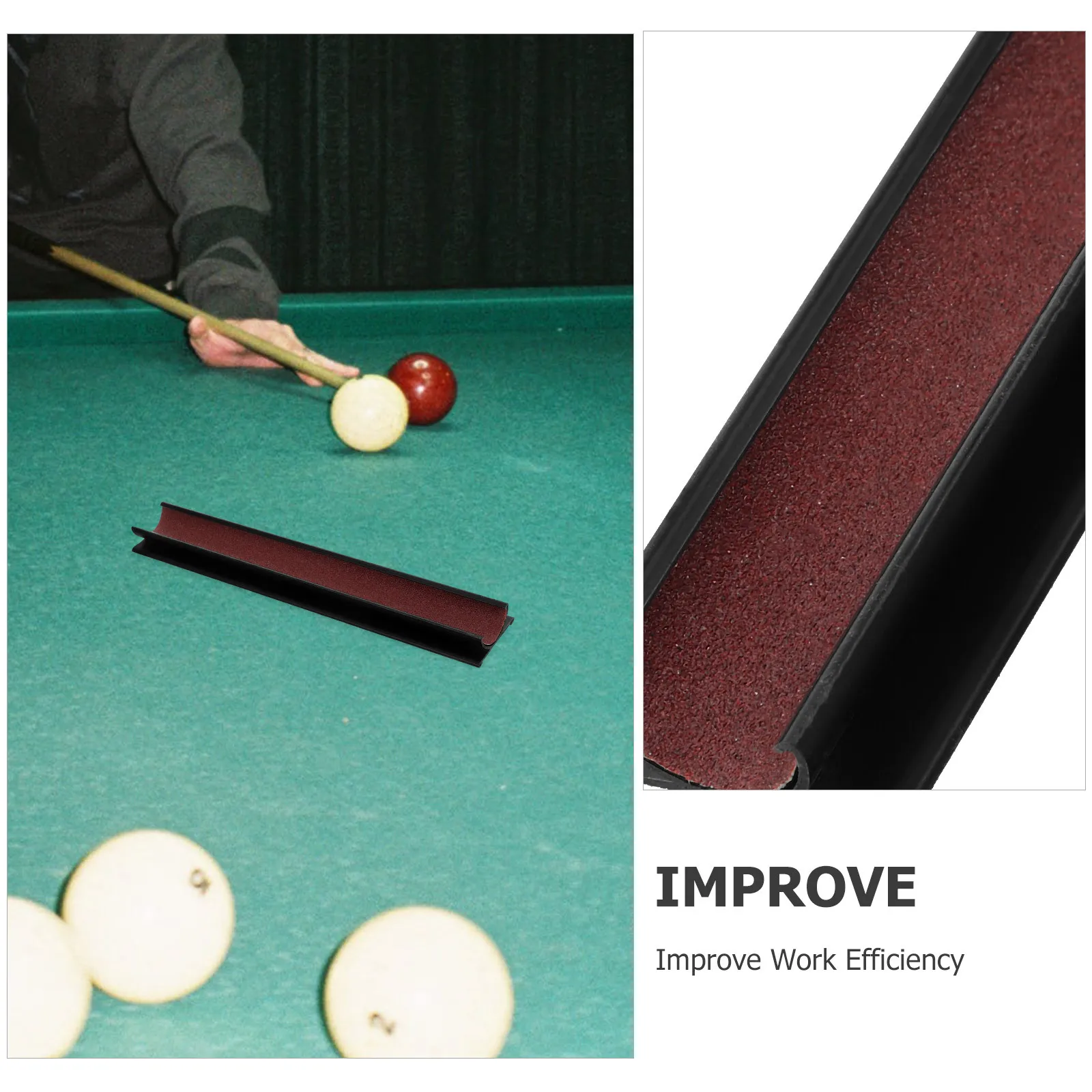 

Cue Tip Repair Tool Burnisher Scuff Shaper Holds Chalk Better Avoids Miscues Polished Finish Easy Grip Pool Billiard Accessories