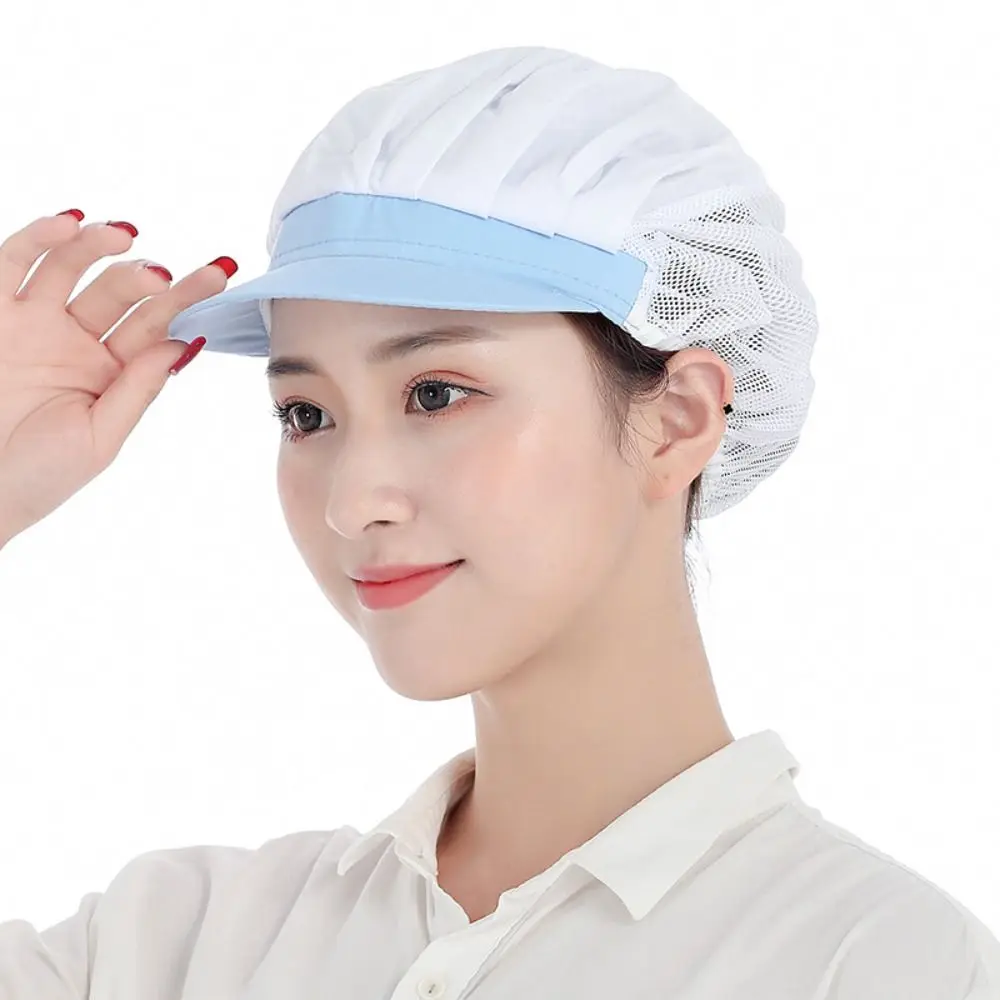 Chic Food Servicer Chef Cap Cooker Work Wear Work Hat Dustproof Breathable Cook Headwear Factory