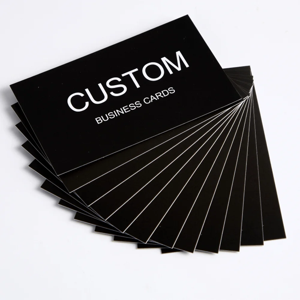 Benutzerdefinierte Visitenkarten (100 Stück) – personalisierte professionelle Namenskarten |   Premium-Qualität, anpassbares Design für Unternehmen