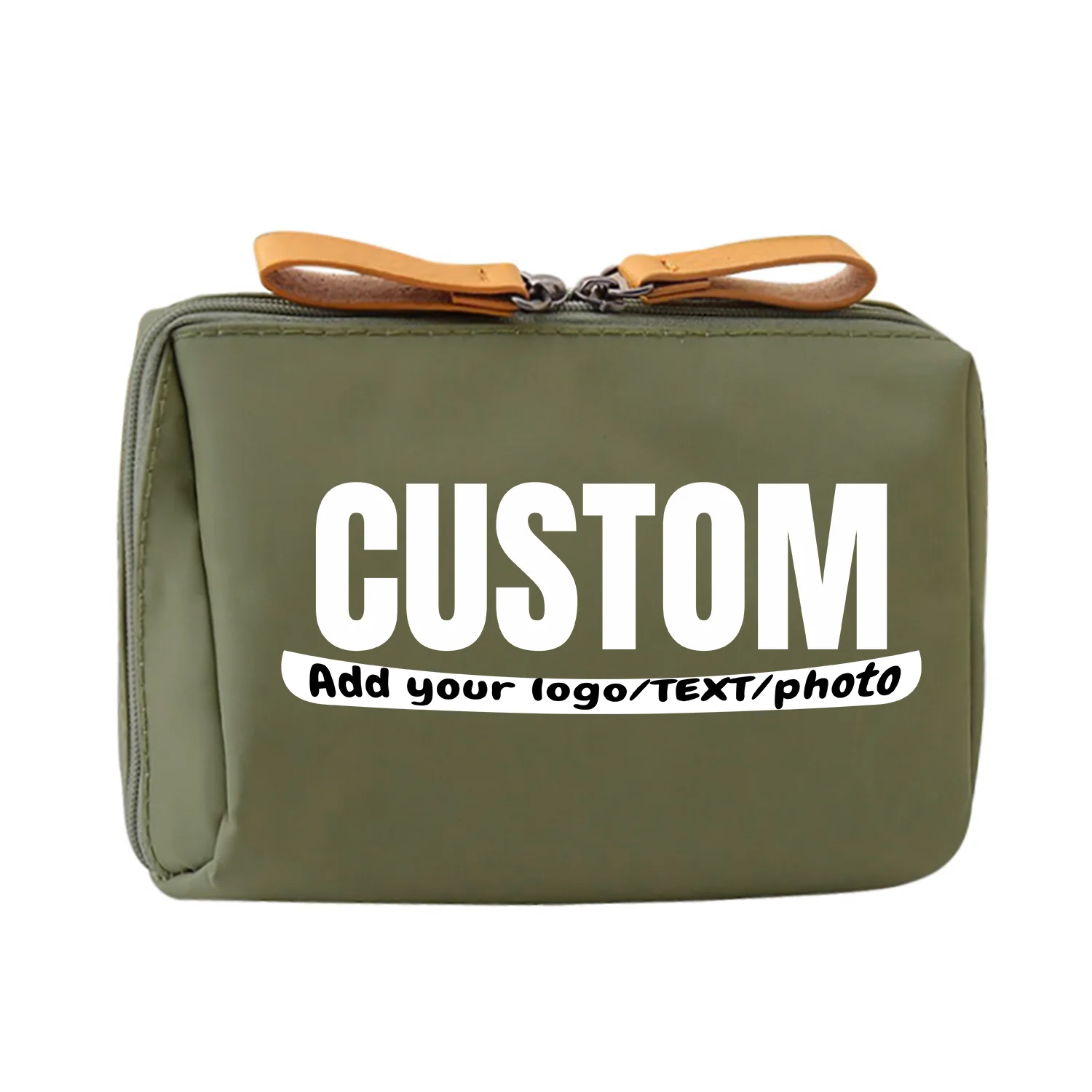

Personalized Makeup Bags For Women Customizable Small Mini Travel Cosmetic Pouch Organizer With Name Photo