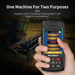 Mileseey GPS/Plough Land Meter MC8066 Handheld GPS Area meter Tester Land Measuring Instrument Plough Navigation Land Area Meter