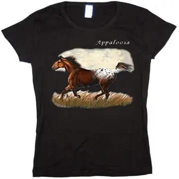 Ladies T shirt Appaloosa Horse