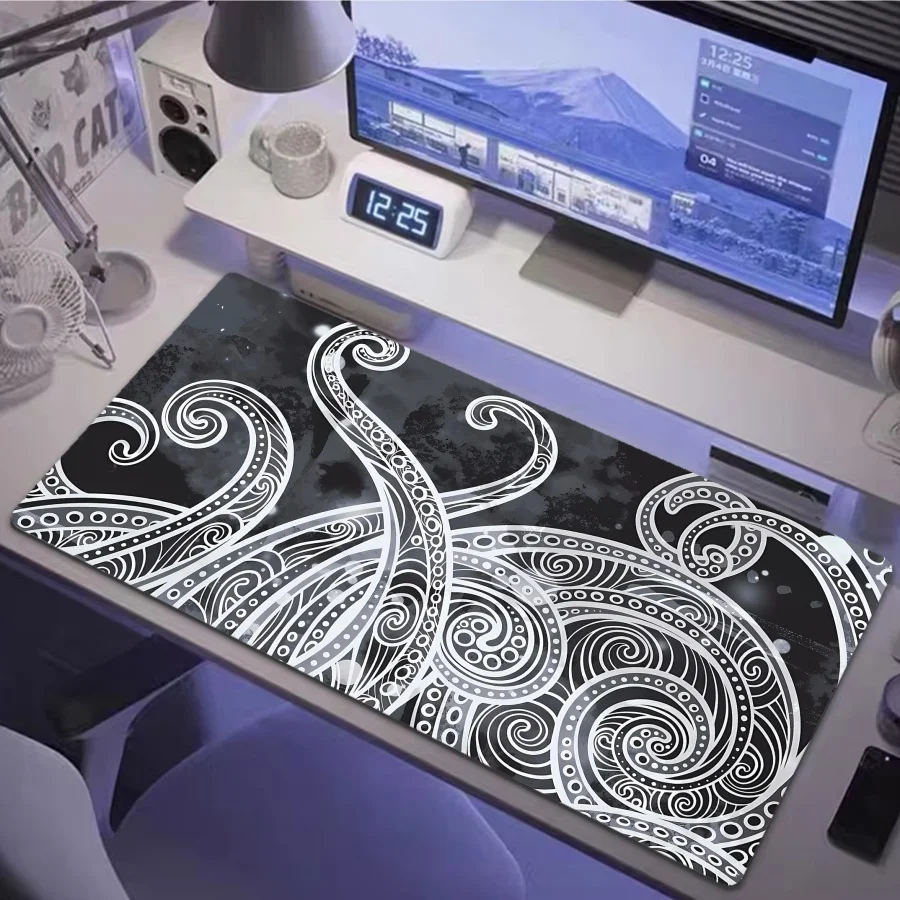

mouse pad Turtle Dragon 1200x550 large Mousepad Kawaii Desk Mat Non-Slip Durable Keybaord Gaming mousepad office Table Mat