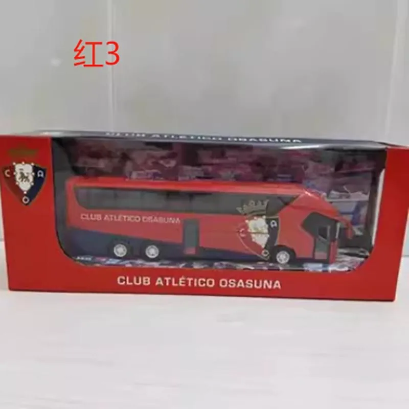 حوالي 20 سم نموذج حافلة فريق سبيكة المقتنيات الهدايا التذكارية الحلي النهائية الثابتة هدايا الكبار هواية وألعاب