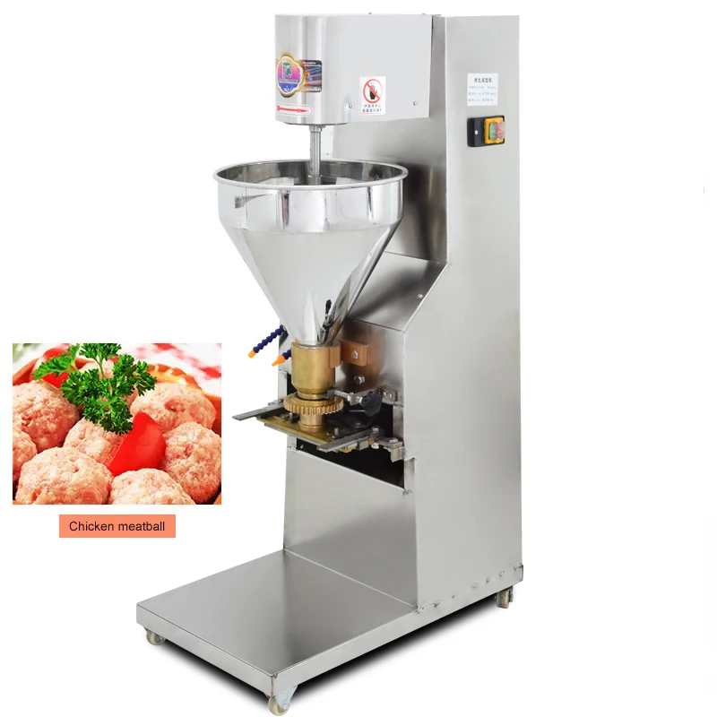 

1100W Automatic Meatball Making Machine Commercial Beef Ball Rolling Forming Machine Industrial Meat Ball Maker