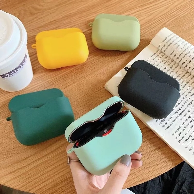 Funda protectora de Color degradado para auriculares SONY WF-1000XM3, a prueba de golpes, antideslizante, táctil, inalámbrico