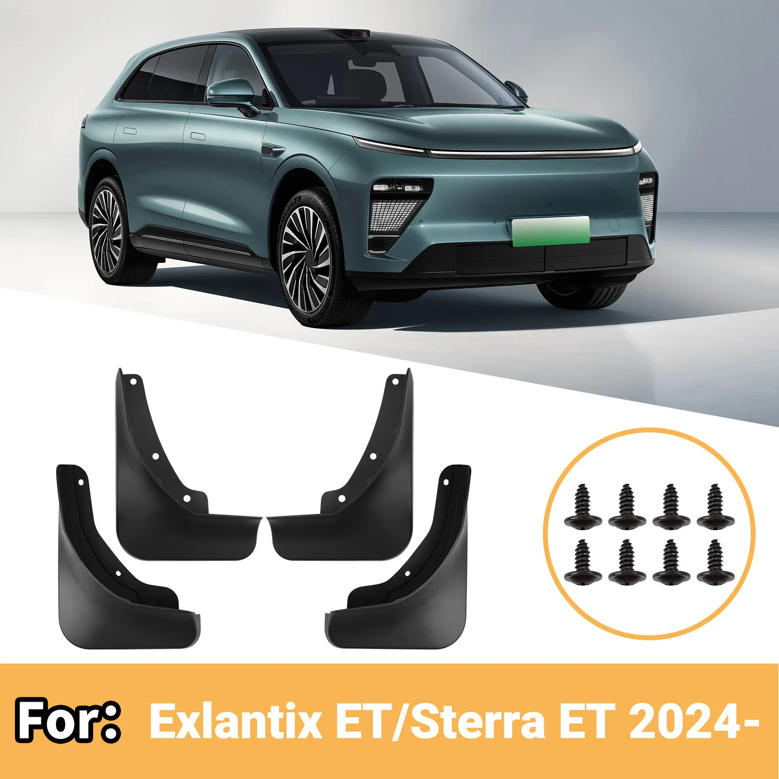 For Exlantix ET/Sterra ET 2024 car fender skin fender flares mud flaps car accessories car fender