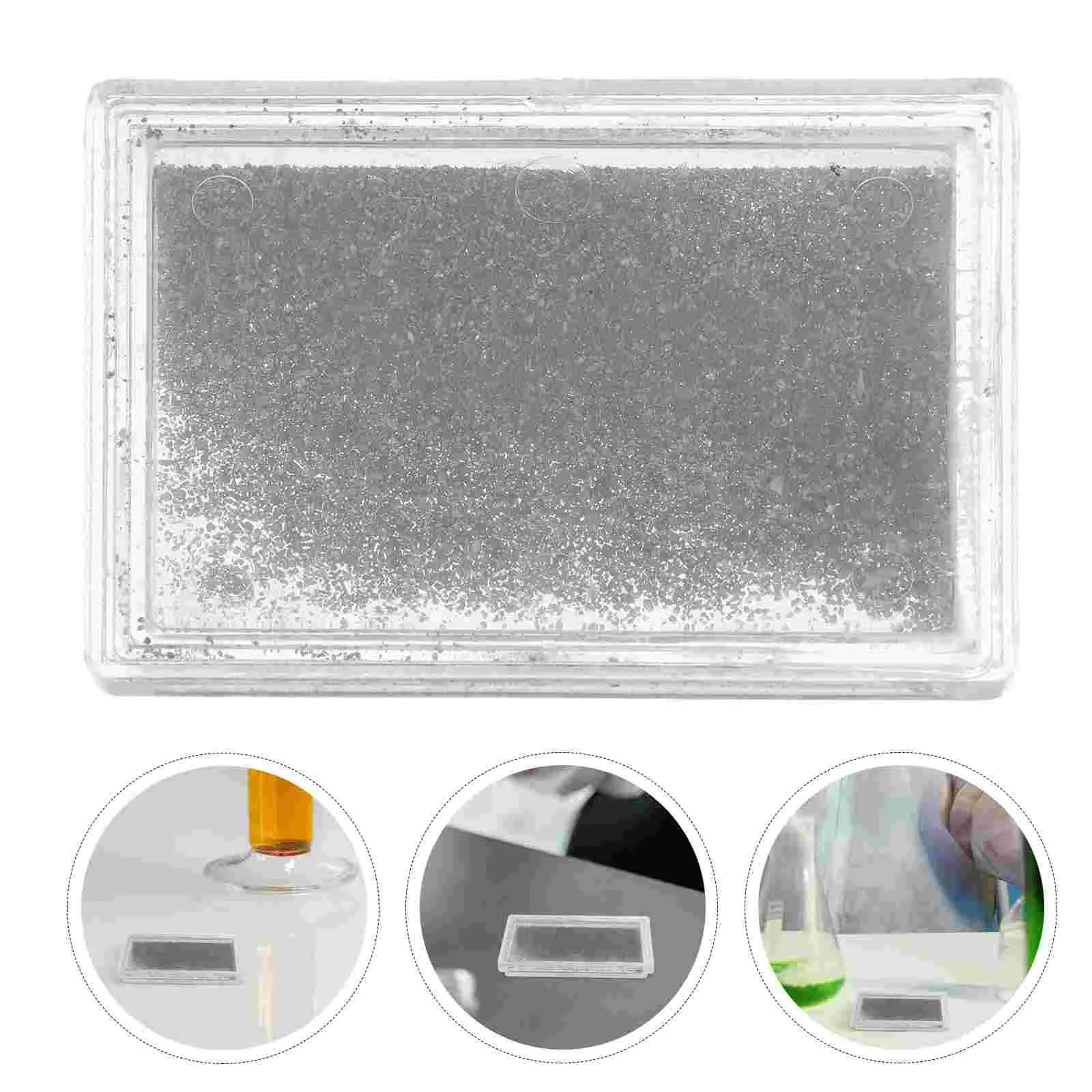 Portable Physics Teaching Instrument Iron Powder Magnetic Box for Magnet Science Experiments Scientific Instrument for Education