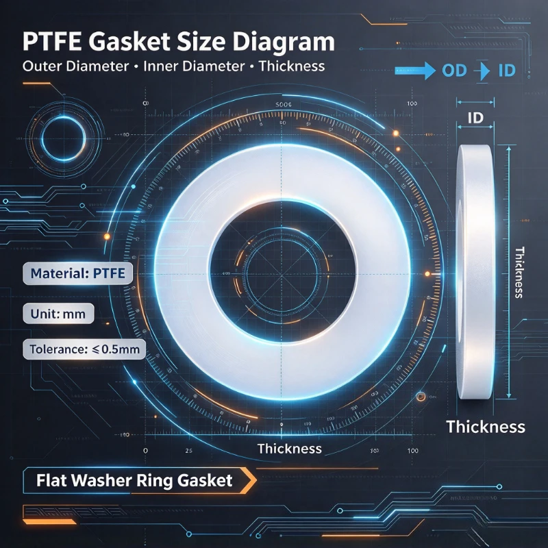 Round Silicone Rubber Flat Gasket Washer High Low Temperature Resistant Waterproof Sealing  Direct Seal 12mm*5mm*2mm