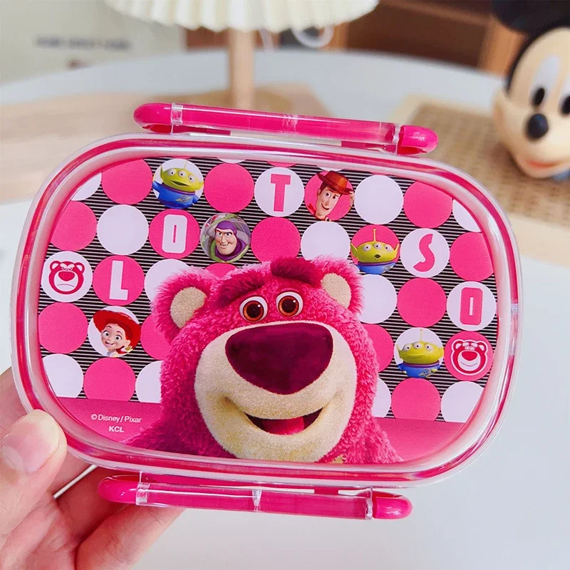 Disney Mickey Mouse Bento Box Cartoon Toy Story Outdoor Picnic Fruit Snack Box Single Layer Crisper Portable Storage Student Kid