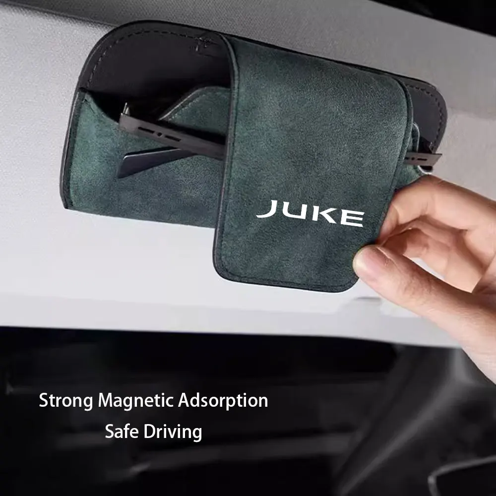 

Pop For Nissan Juke Car Glasses Holder Clip Accesorios Interior Decoration Case Cover Eyeglass Organizer Sun Glasses Storage