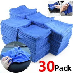 1-30PCS Car Cleaning Cloth and Washing Square Towel Super Absorbent and Non Shedding Rag Ultra Fine Fiber Multifunctional Towel
