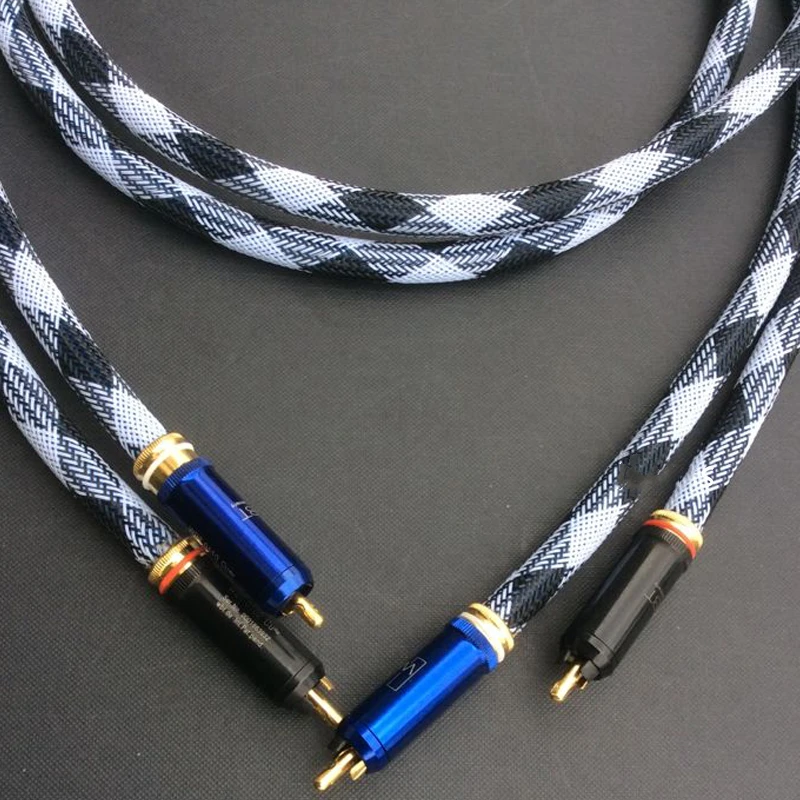 JIB HF-001A RCA Interconnect Cable Audio With SC-WBT Connection Plugs 1.5M