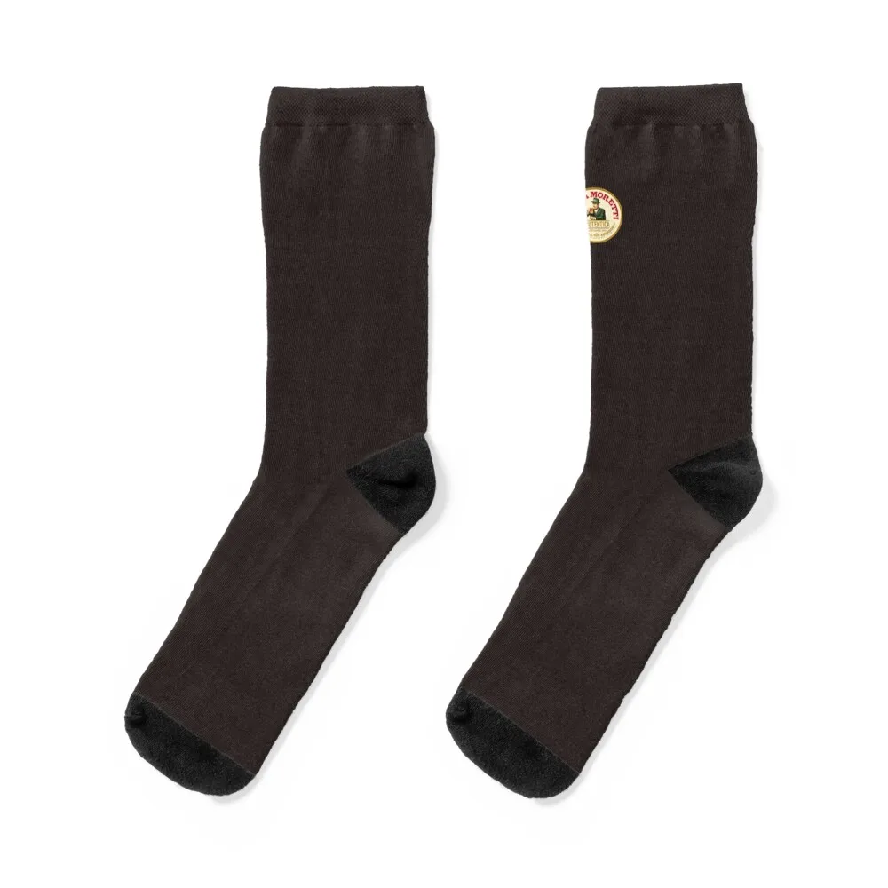 

Best To Buy Iconic Vintage Birra Moretti Logo 1859 Design T Socks moving stockings Crossfit summer Socks Female Men's