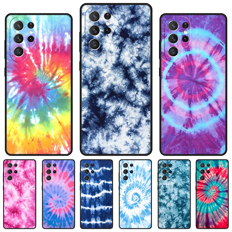 

Trippy Tie Dye Hippie Art phone case For Samsung Galaxy S24 S25 S23 S22 Ultra Note 10 20 Plus S20 S21 FE Cover