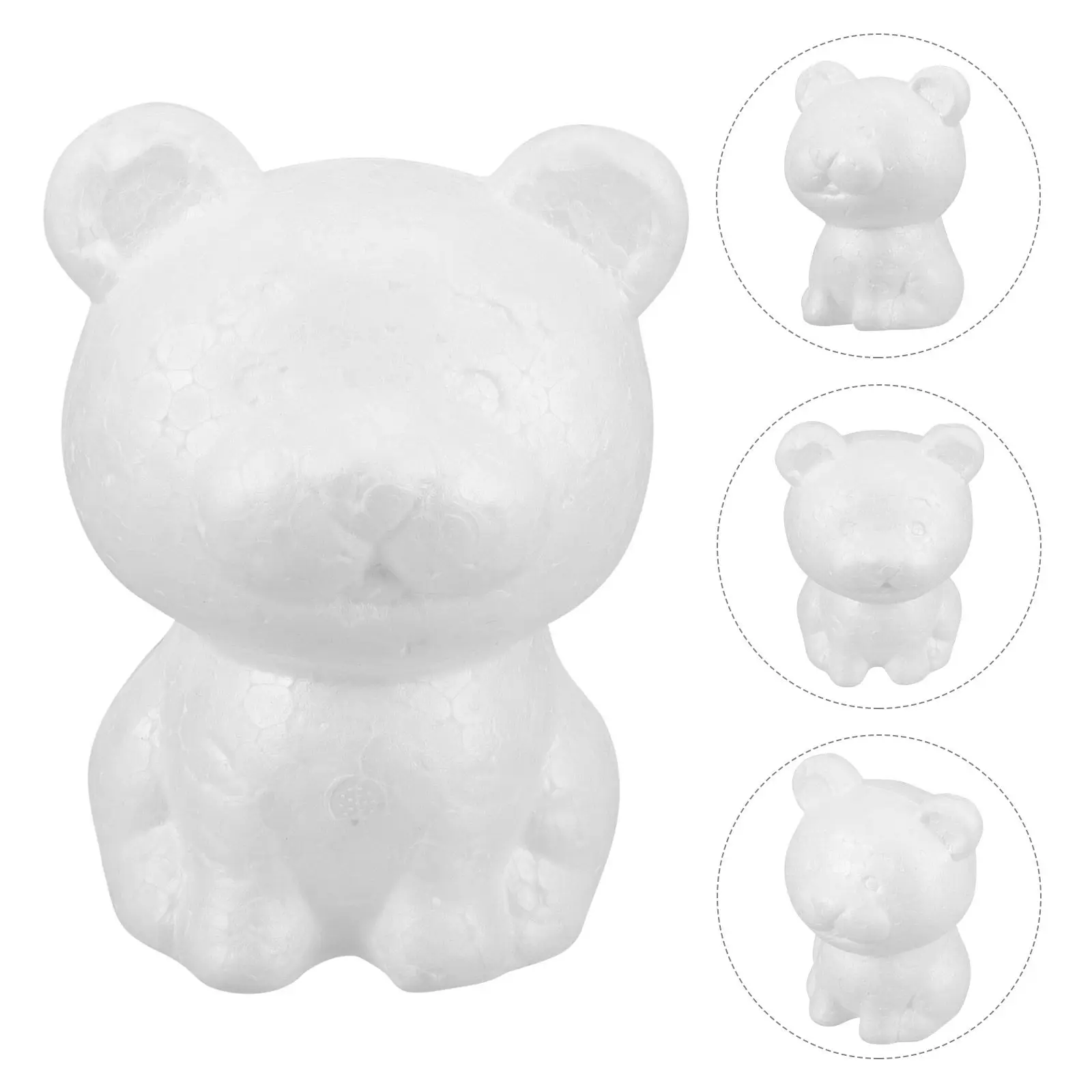 

Набор для творчества из 5 пенопластовых заготовок в форме тигра, неокрашенные фигурки животных для детского рисования, развивающий набор для рукоделия, украшение для вечеринок