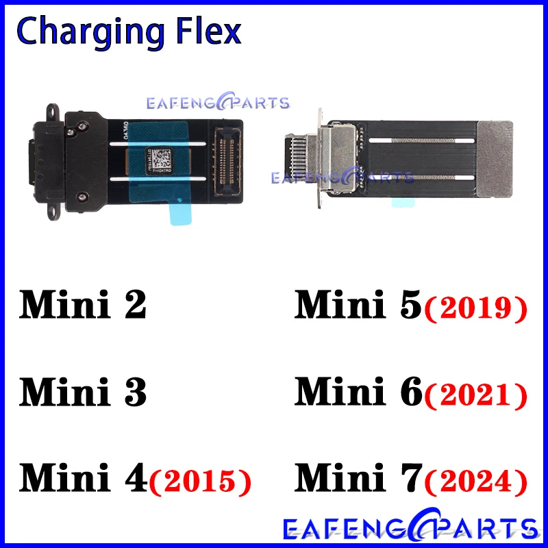 

USB Ports Charger Dock Connector for Ipad Mini 2015 2019 2021 2024 2 3 4 5 6 7 Generation Charging Flex