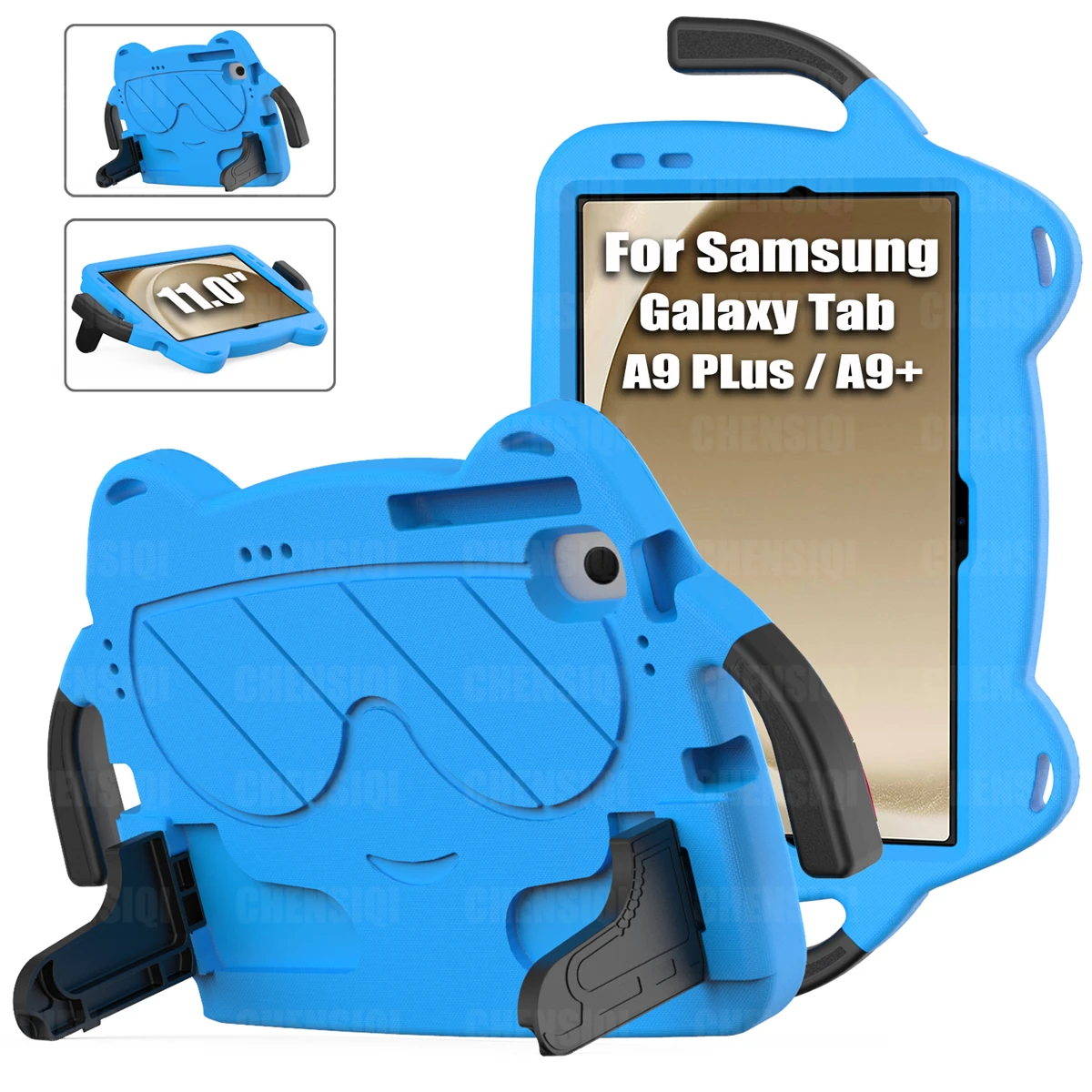 

Tablet Case for Samsung Galaxy Tab A9 Plus (11 Inch) 2023 Shockproof Protective with Handle for Galaxy Tab A9+ 11" kids Cover