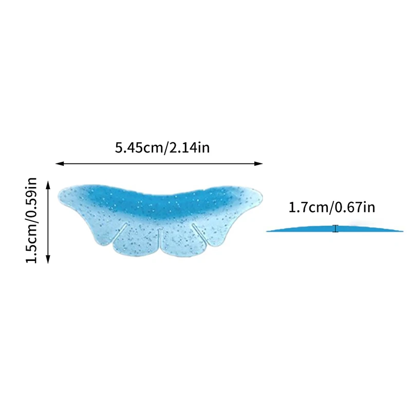 1 Paar 3D Wimpernzange Applikator Werkzeuge Klebrige Wimpern Stangen Schild Heben Schmetterling Silikon Wimpern Dauerwelle Pads