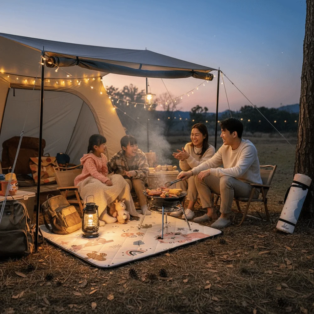 Camping Blanket Moisture-Proof - Outdoor Camping Mats Large ulasan dan harga