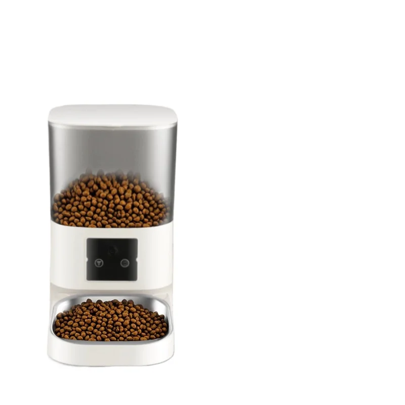 Pet smart feeder, automatic food dispensing, no food jamming during feeding, high-definition wide-angle monitoring