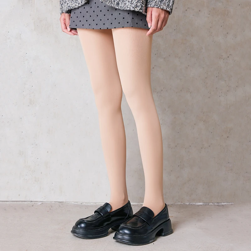 Kave 80D-200D-400D Pressure Tights Women Autumn Winter Basic Slim Body Shapeing Stocking Streerwear Pantyhose Y2K Gray Tights