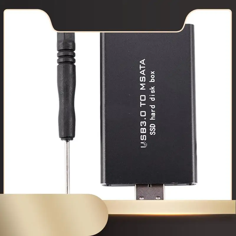 MSATA Ke USB USB 3.0 Ke MSATA SSD Adaptor Hard Disk M2 SSD Kotak HDD Eksternal Casing HDD-N36R