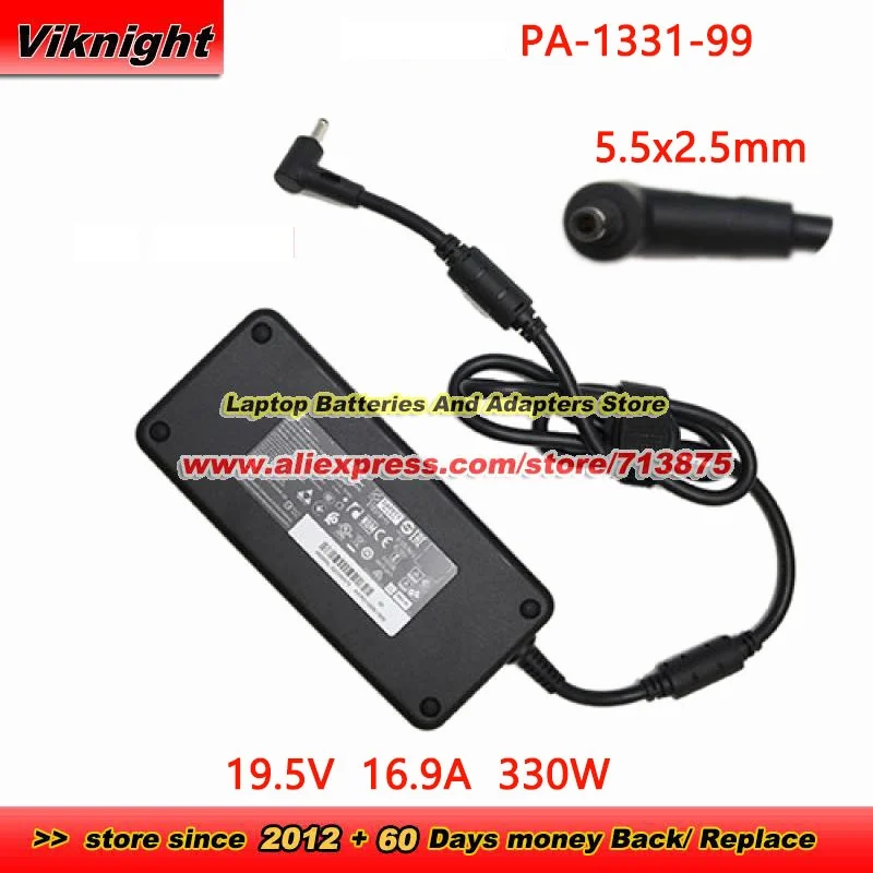 

PA-1331-99 AC Adapter 330W 19.5V 16.9A for Aurora 16 Super 16 Pro 4090 Laptop Charger with 5.5x2.5mm Tip Power Adapter
