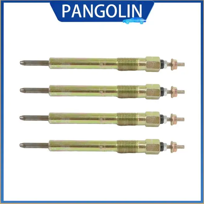 

PANGOLIN 4Pcs Plug Glows 8-94133-759-9 For 4JB1 4JA1 4JG1 Engine NQR NKR NHR Pickup Mustang Bobcat Skid Steer Loader NPR Trooper