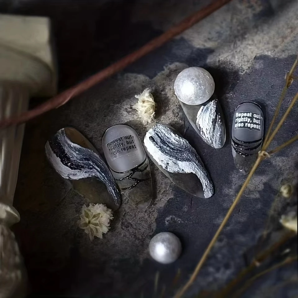 6 ألوان هلام مسمار الفن الجص تأثير ثلاثية الأبعاد نسيج الرمال لا حاجة معطف فوقي هلام البولندية UV طلاء الأظافر ورنيش الورنيش #5