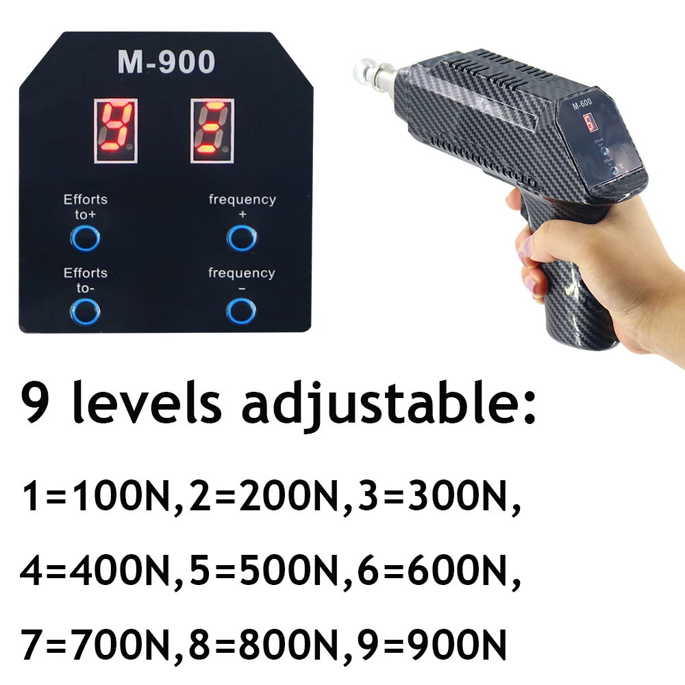 900N カイロプラクティック調整ツール脊椎矯正ガン 8 ヘッドポータブル調整可能な強度治療脊椎マッサージャー 2025 新