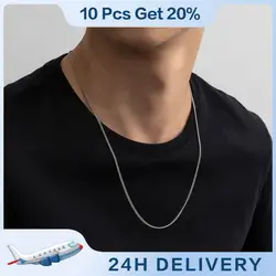Titanium Steel Chain Stylish Timeless Unique Twisted Design Men's Jewelry Durable Stainless Steel Top-rated Women's Accessory