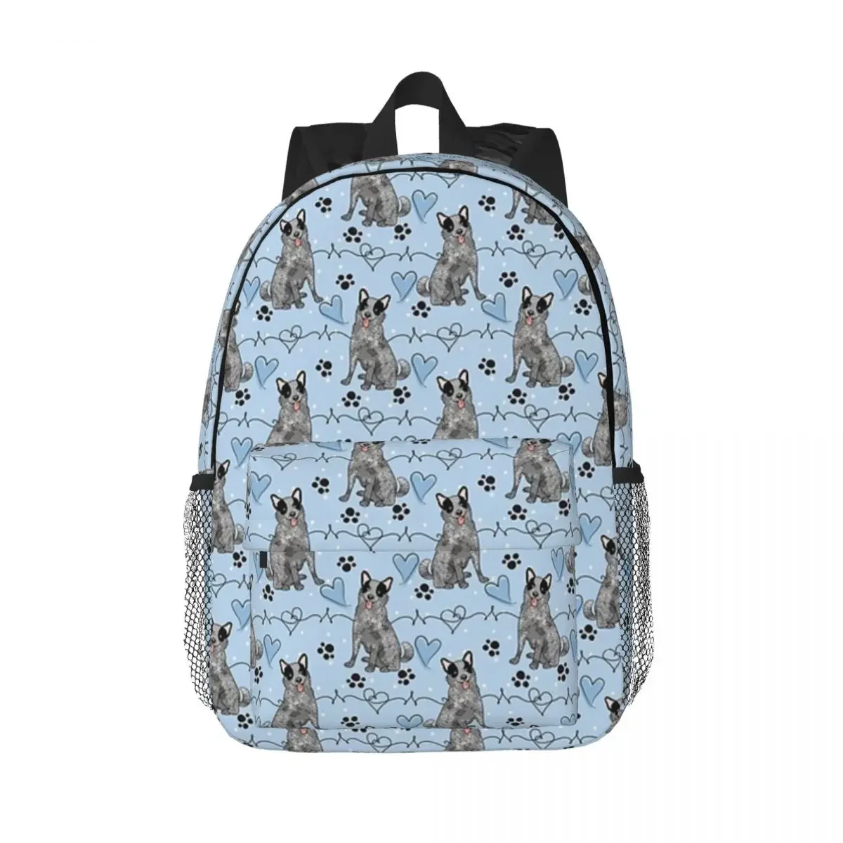 

LOVE Blue Heeler Australian Cattle Dog Backpacks Teenager Bookbag Casual Children School Bags Laptop Rucksack Shoulder Bag