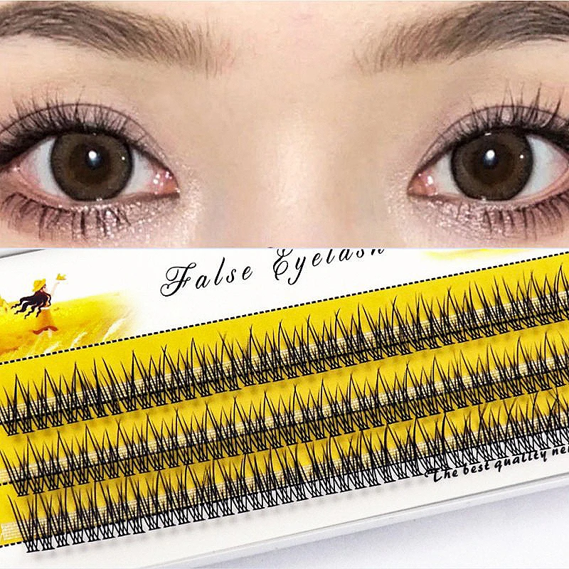 120 clusters Premium Mink Individual lashes Extension Natural 3D Eyelash clusters Professional Makeup tools Lashes wholesale