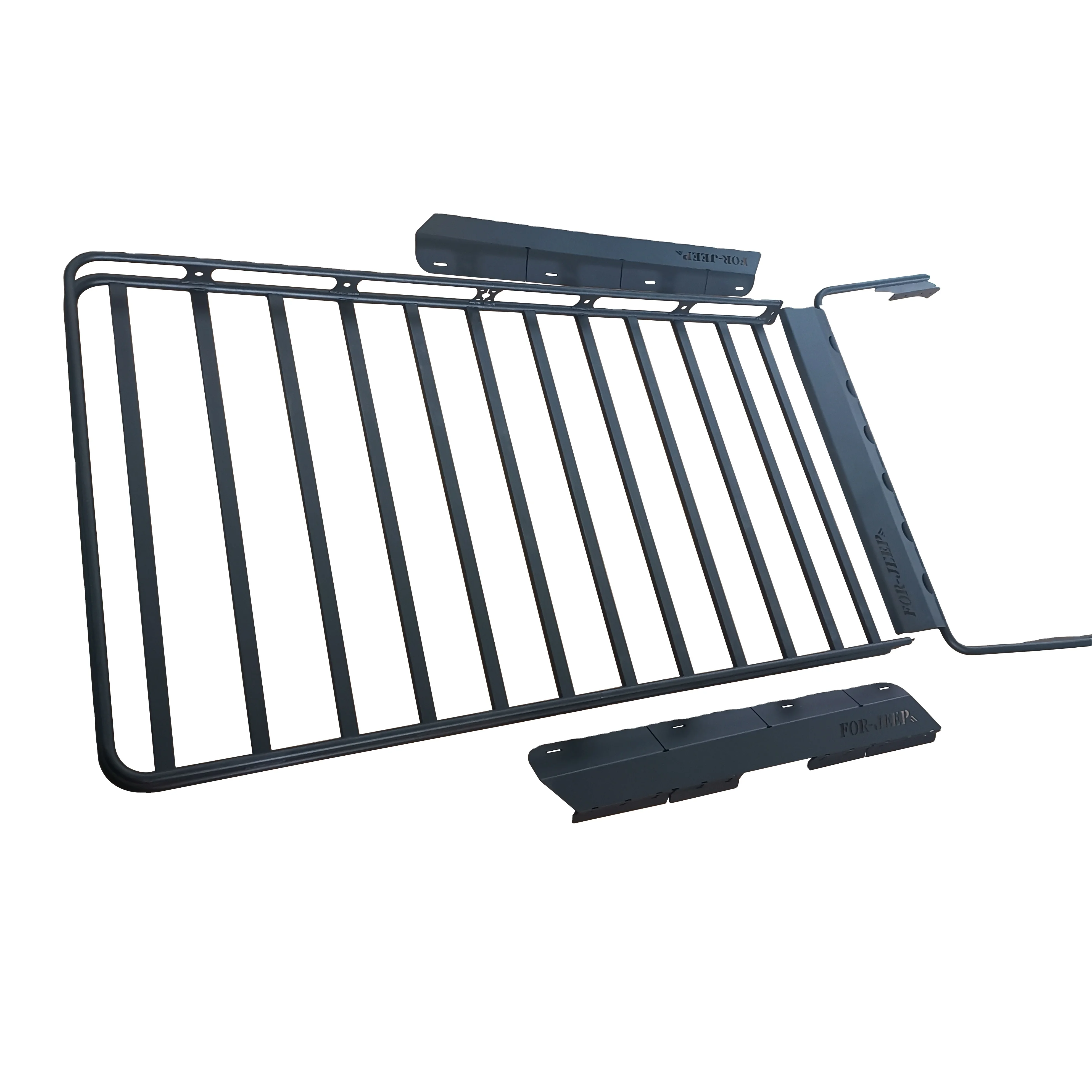 

YH-E-017 High quality iron steel roof rack luggage rack carrier basket roof basket for Jeep Wrangler JK/JL BJ40