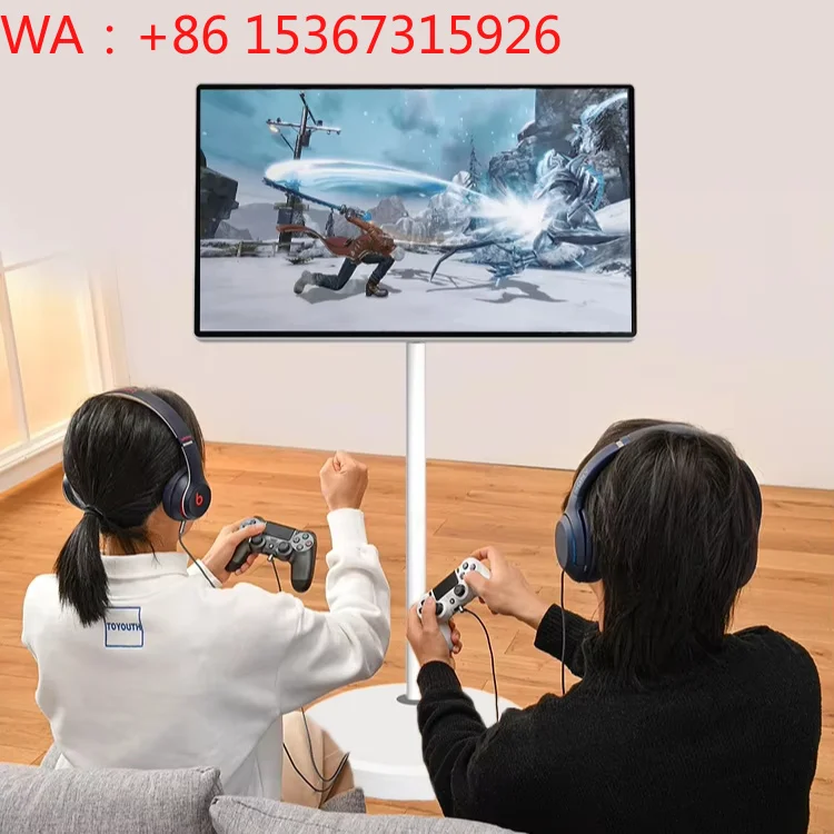 

27/32 Inch Touch Screen Portable Android Long 8H Battery Life Rechargeable LCD Advertising Display