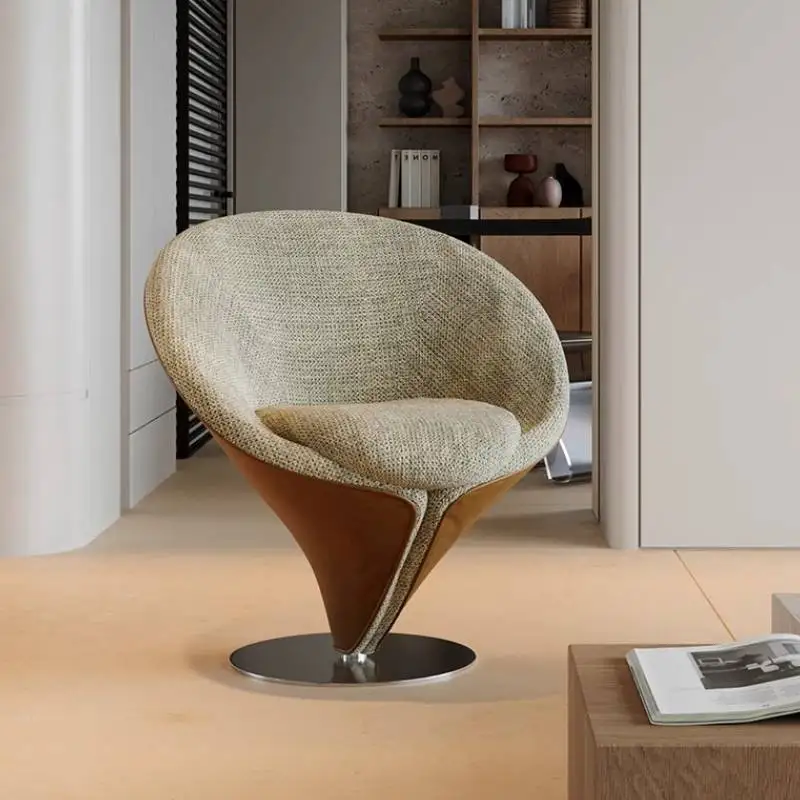 

Modren Designer Living Room Chairs Simple Comfy Swivel Nordic Chairs Living Room Cozy Relaxing Muebles De Sala Furniture Home